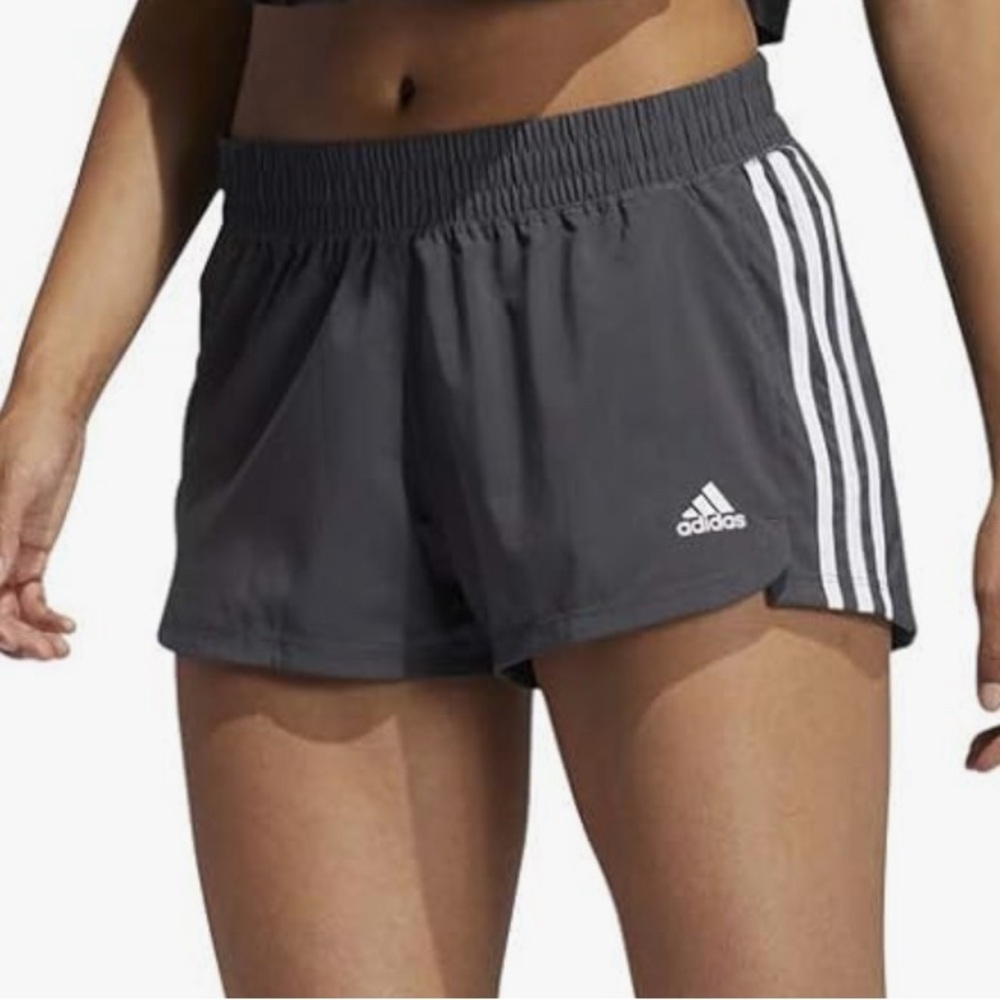 Adidas Women's Pacer 3-Stripes Woven Athletic Shorts Size Medium